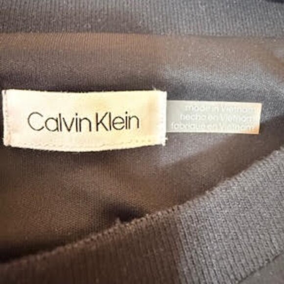 Calvin Klein Multicolor Floral Geometric Tunic Blouse Top Size Large - Picture 9 of 9